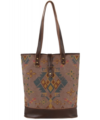 Azteck Tribal Shopper Tote Bag CME001 MULTI 1